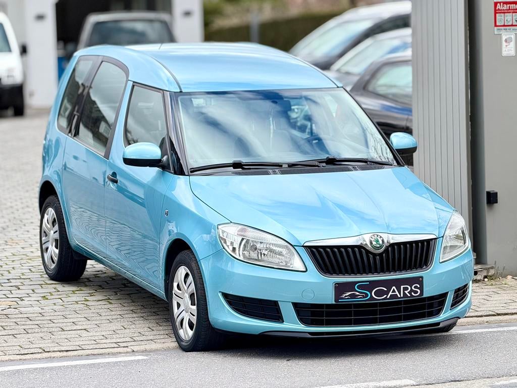 Skoda Roomster 1.2i ** 026.000 km ** Automaat ** 2012, Auto's, Euro 5, 4 cilinders, Blauw, Roomster