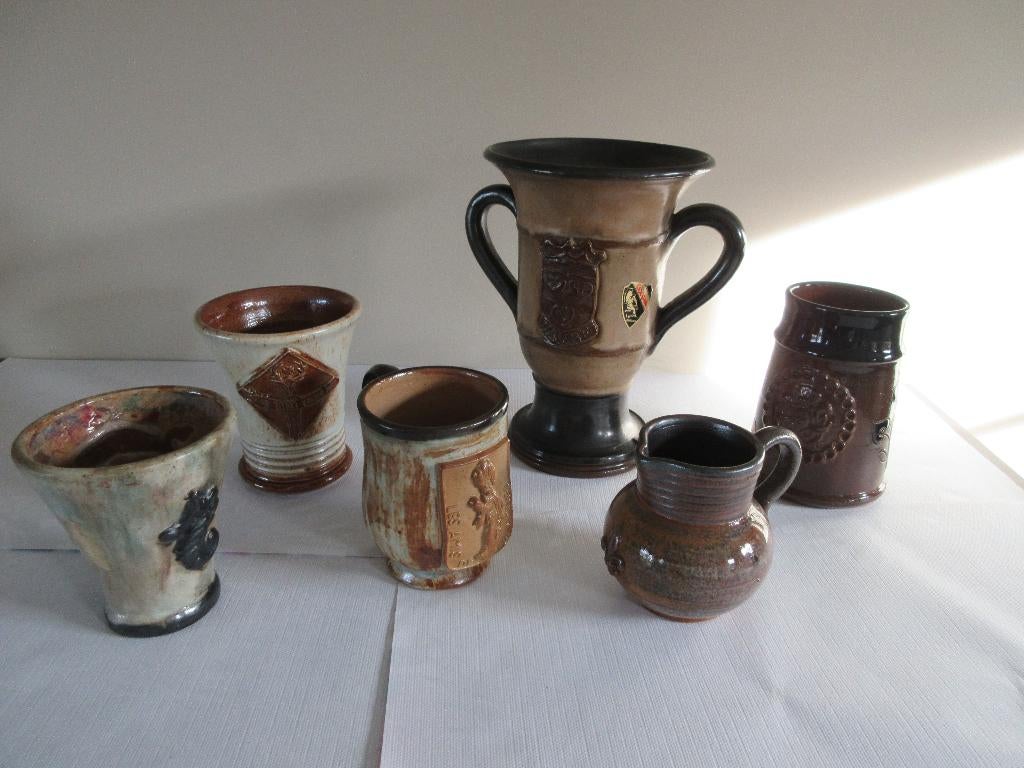 Poterie ancienne GUERIN Bouffioulx vase céramique Wavre, Enlèvement