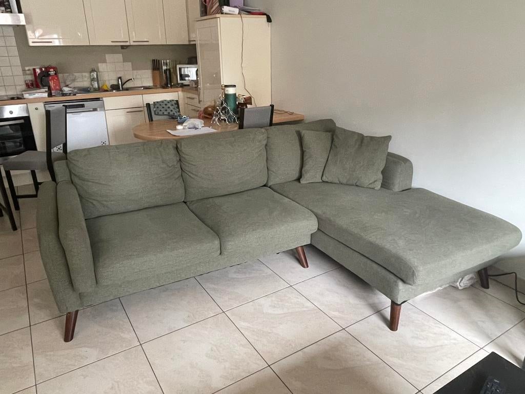 Fauteuil 3/4 places vert, Maison & Meubles, Enlèvement