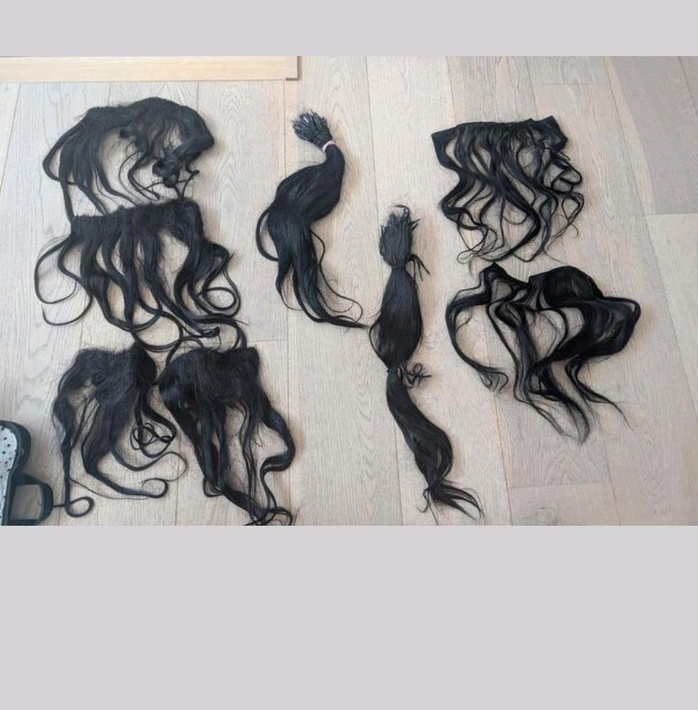 de vraies extensions de cheveux - assez pour 4 personnes, Enlèvement ou Envoi