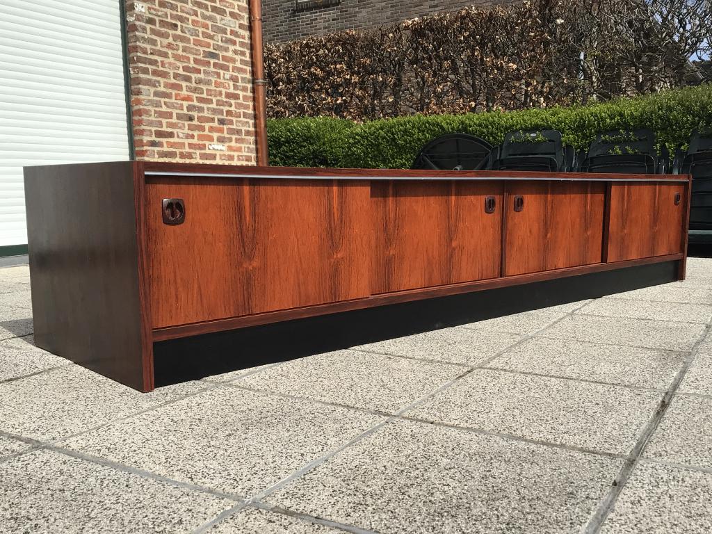 Vintage 60s XXL Lowboard palissander, Enlèvement, Utilisé