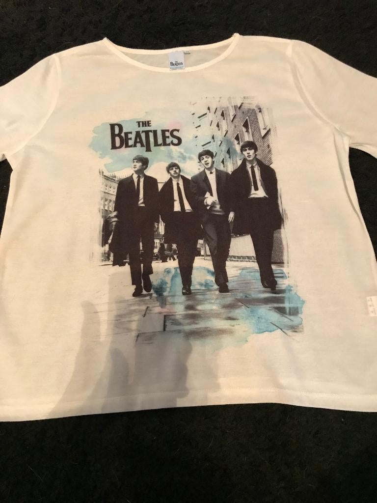 THE BEATLES T-Shirt, Maat 38/40 (M), THe Beatles, Wit, Ophalen of Verzenden