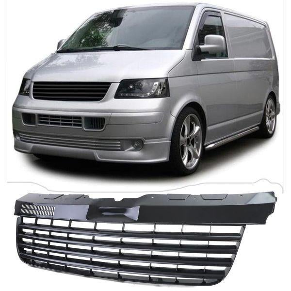 Embleemloze Grill Volkswagen Transporter T5 [Zwart], Verzenden