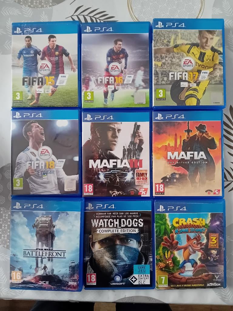 JEUX PS4 - dragon age, mafia, watchdogs, call of duty..., Ophalen of Verzenden, Gebruikt