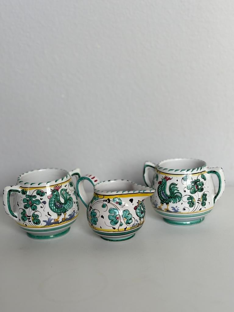 Vintage Grazia Deruta - Majolique italienne peinte à la main, Antiquités & Art, Enlèvement ou Envoi