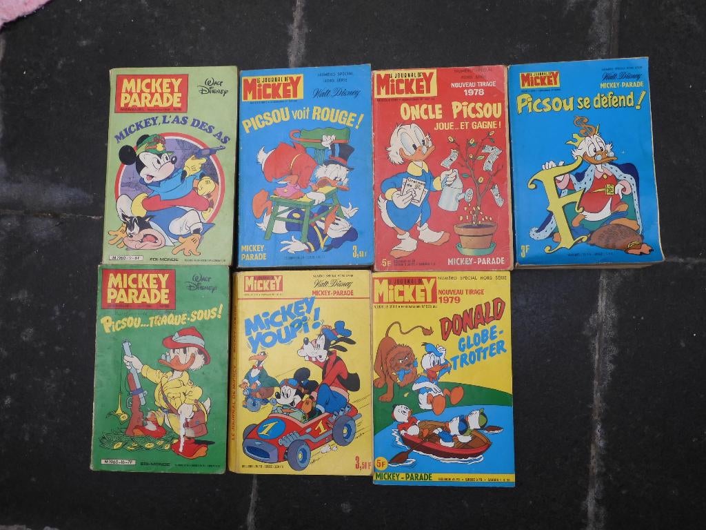 Bandes dessinées  Mickey-Rintintin..., Livres, Plusieurs BD, Enlèvement ou Envoi, Utilisé, Divers auteurs