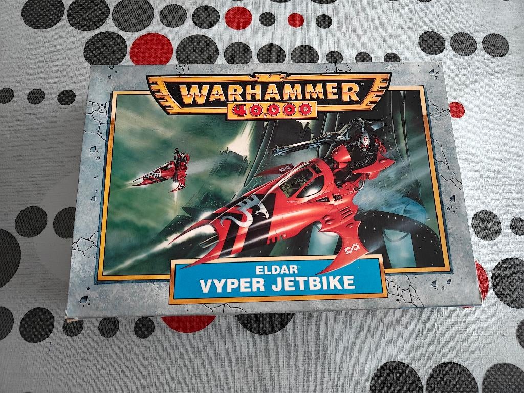 Warhammer 40K Classic 2nd edition Eldar Vyper Jetbike, Ophalen of Verzenden, Zo goed als nieuw, Warhammer 40000, Figuurtje(s)