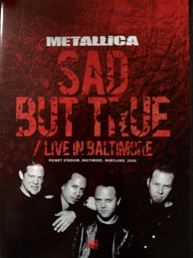 Dvd Metallica Sad But True / Live In Baltimore, Vanaf 16 jaar, Ophalen of Verzenden, Nieuw in verpakking, Muziek en Concerten