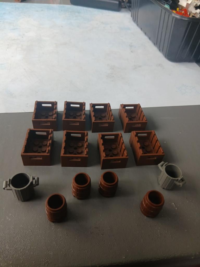 Lot de caisses et barils Lego, Bricolage & Construction, Enlèvement ou Envoi