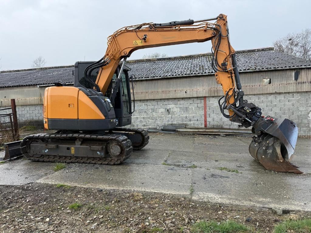 Pelle Case CX85 - 2023 - 1591h - 8,7T - 3Godets - PE1139, Enlèvement