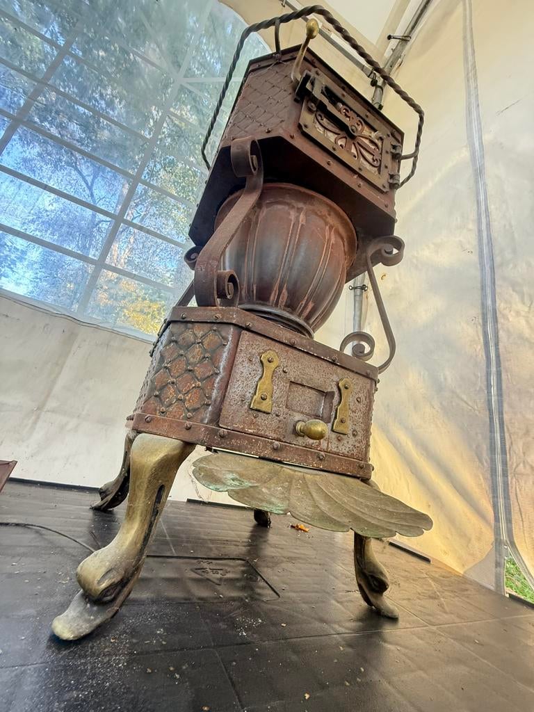 19de eeuwse houtkachel, Enlèvement