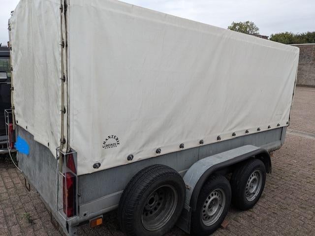 Geremde aanhangwagen met huif, Auto diversen, Aanhangers en Bagagewagens, Ophalen, Gebruikt
