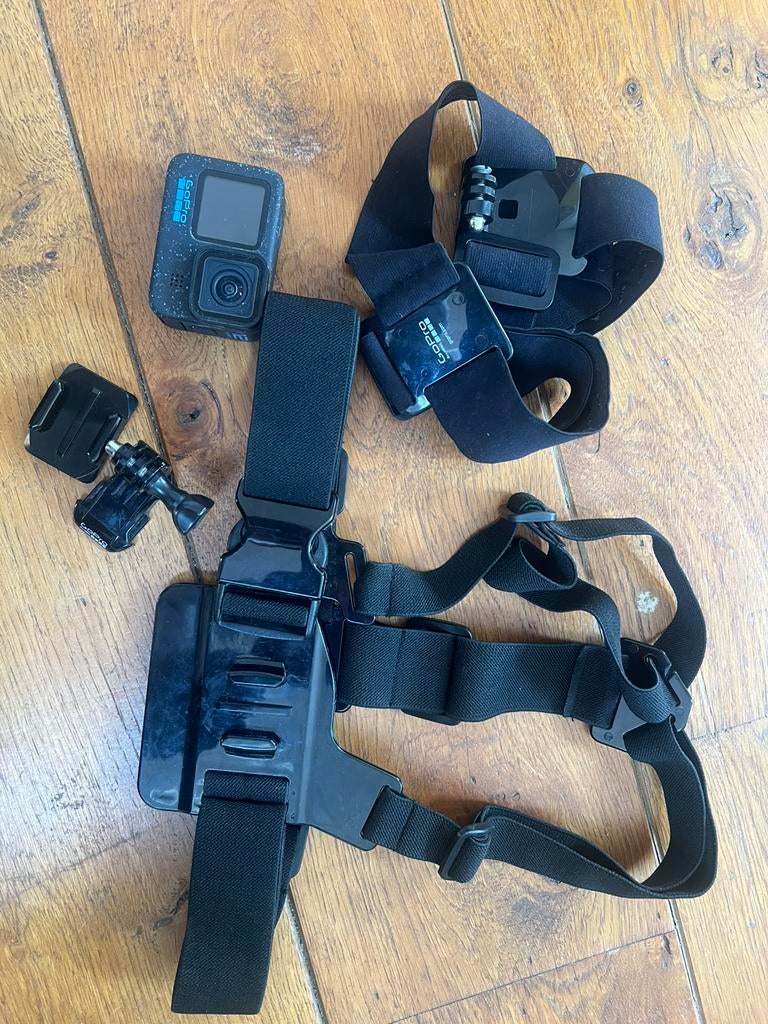 GoPro HERO 12 Zwart + accessoires - Zeer goede staat, Ophalen of Verzenden, Zo goed als nieuw, GoPro