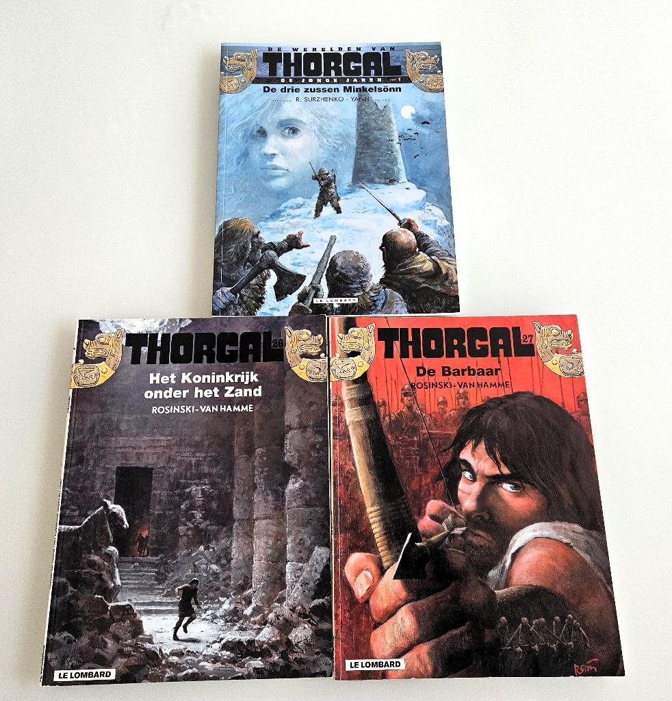 21 strips : Largo Winch, Trigie , Thorgal, Alfa, Ophalen of Verzenden