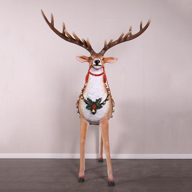 Reindeer for Santa’s Sleigh – Rendier Hoogte 218 cm, Ophalen, Nieuw