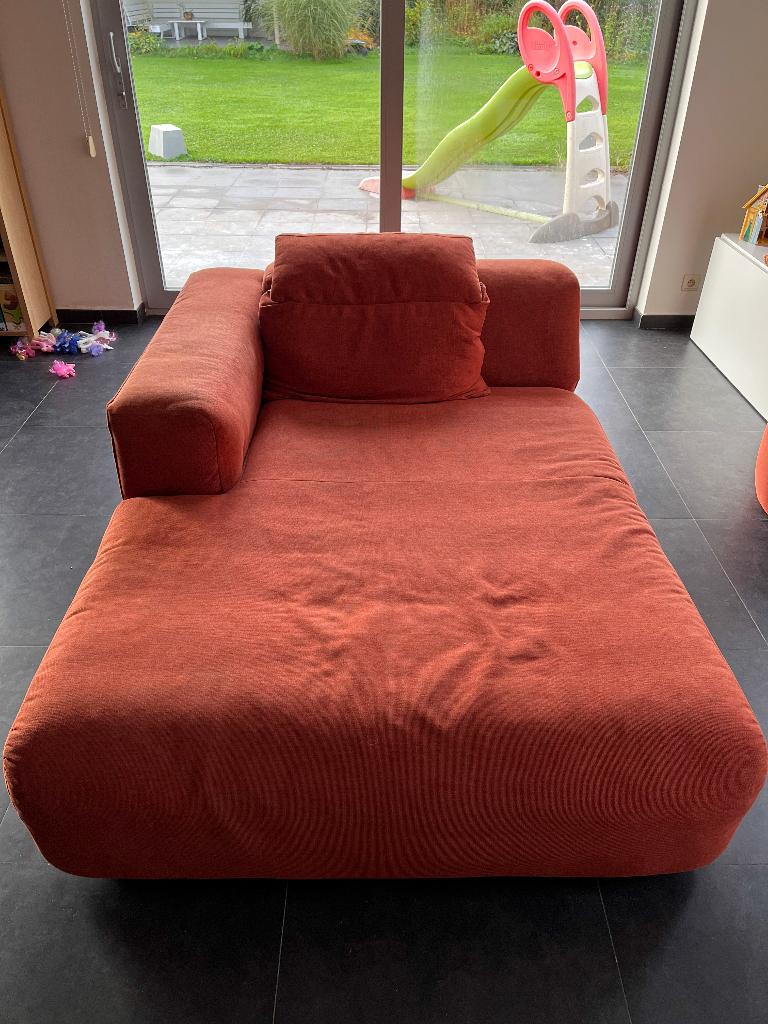 Zetel longchair met armleuning links - Freistil, Banc d'angle, Moins de 150 cm, Design - Rolf Benz Freistil, Enlèvement