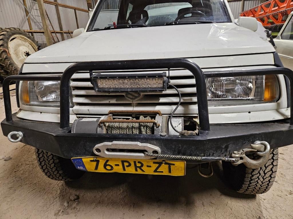 Vitara 1600. Technisch geheel opgeknapt. APK tot dec. 2027., Stof, 4 cilinders, 1590 cc, Wit