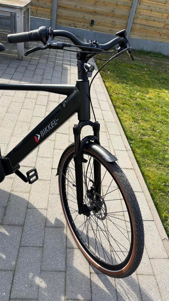Elektrische fiets Bikkel Leva, Fietsen en Brommers, Versnellingen, Zo goed als nieuw, 53 tot 57 cm, Ophalen