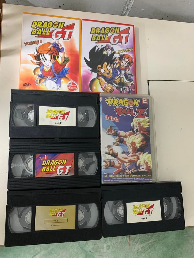 Dragon ball GT dvd et cassettes, Enlèvement, Utilisé