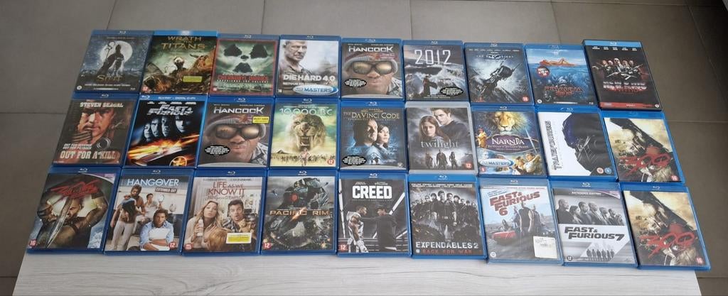 Blu-ray collectie in 1 lot +_60 stuks met steelcase, Ophalen of Verzenden