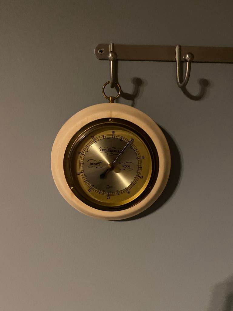 Barometer / meetstation landelijk, Audio, Tv en Foto, Weerstations en Barometers, Ophalen of Verzenden, Zo goed als nieuw, Barometer