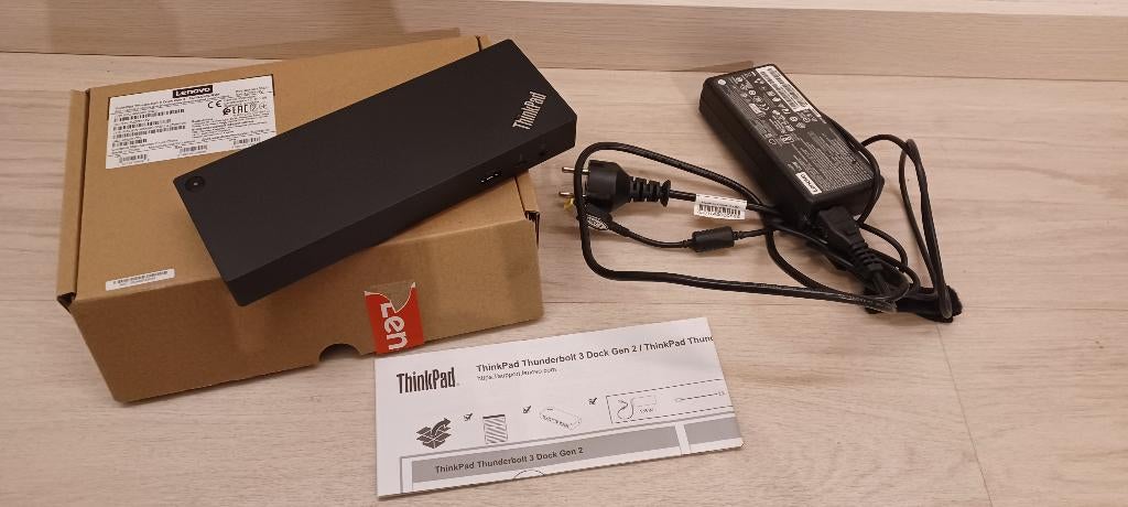 ThinkPad Thunderbolt 3 Gen 2 dockingstation, Informatique & Logiciels, Stations d'accueil, Enlèvement, Comme neuf, Station d'accueil