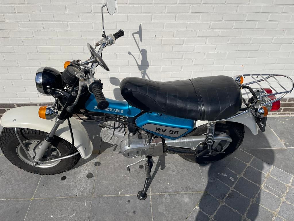Suzuki RV 90x2 met wisselstukken, Motoren, Bedrijf, 89 cc