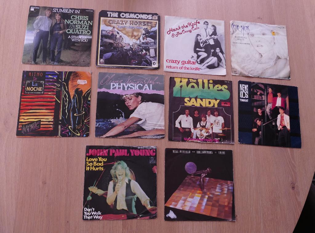 Lotje van 10 singles voor 5€ (8), Gebruikt, 7 inch, Single, Ophalen of Verzenden