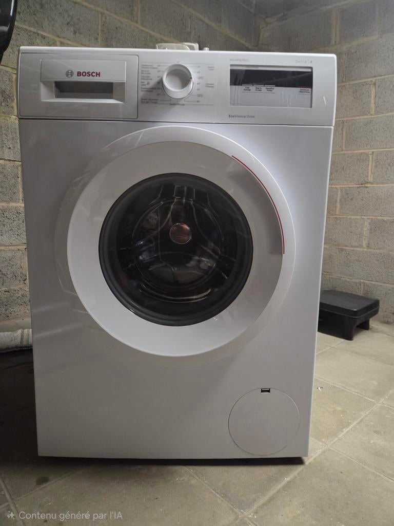 Lave linge Bosch Serie 4 EcoSilence Drive 8kg, Elektronische apparatuur, Wasmachines, Ophalen, Gebruikt