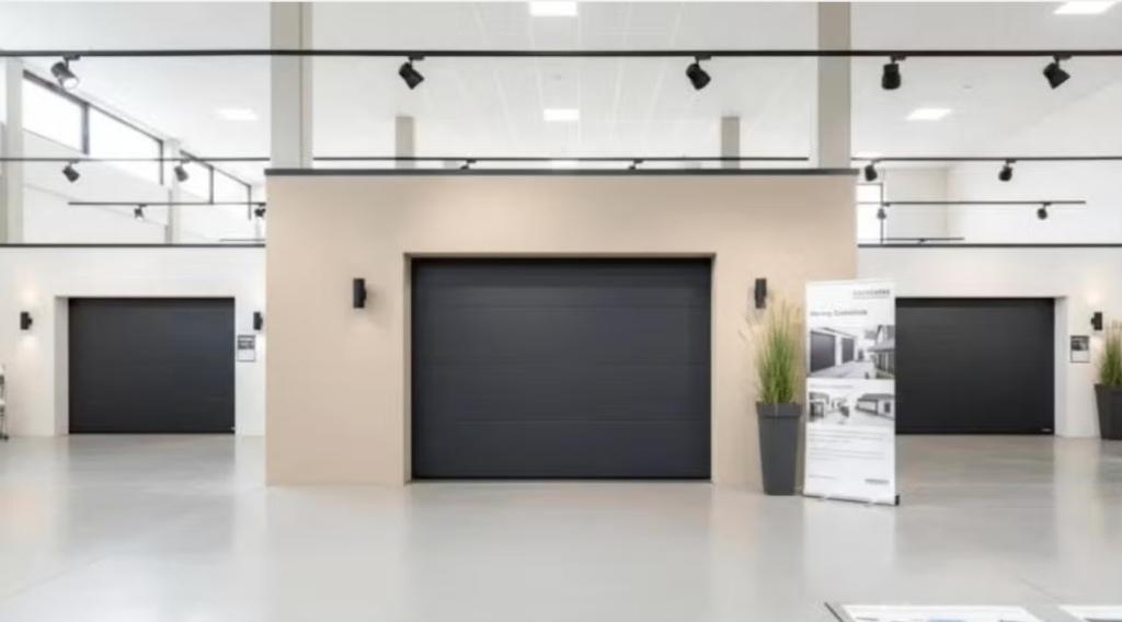 sectionale garagepoort automatische in kit grijs, Bricolage & Construction, Enlèvement