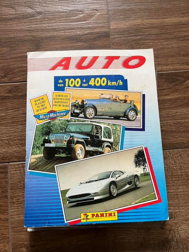 Auto Panini stickerboek, Enlèvement ou Envoi, Utilisé