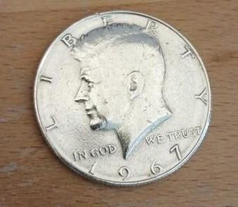 Zilveren Amerikaanse halve dollar, Ophalen of Verzenden