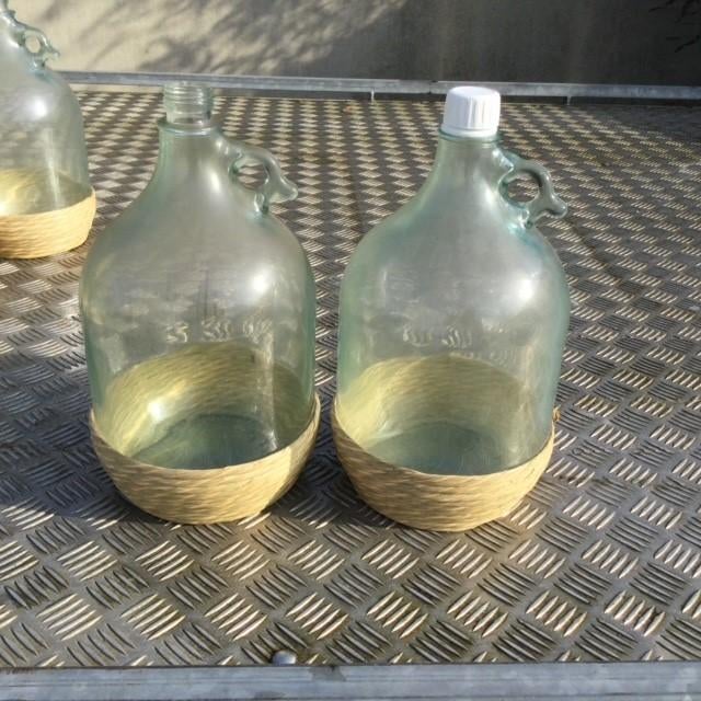 Glazen flessen met draaidop, Ophalen, Zo goed als nieuw