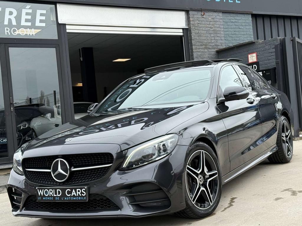 Mercedes-Benz C-Klasse 200 d PACK AMG TOIT PANO BURMESTER CA, Autos, Argent ou Gris, Achat, Entreprise, 2135 kg
