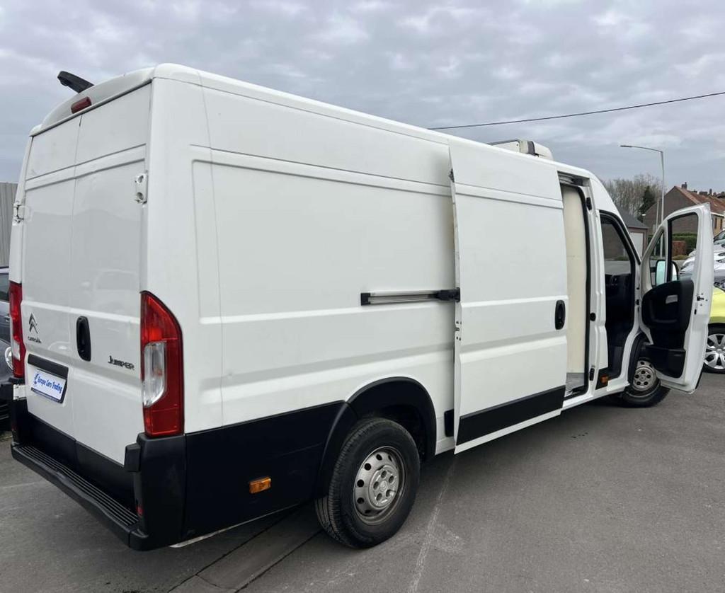 Citroën Jumper 2.2 BLUEHDI FRIGO FRIGORIFIQUE 10735€ HT G, Auto's, Bestelwagens en Lichte vracht, Stof, Gebruikt, Citroën, Wit