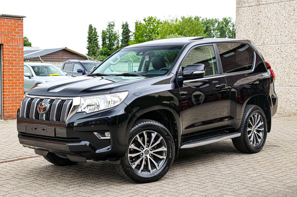 Toyota Land Cruiser STYLE-UITVOERING*SCHUIFDAK*LEDER*360CA, Auto's, Toyota, Automaat, Gebruikt, 4 cilinders, Zwart