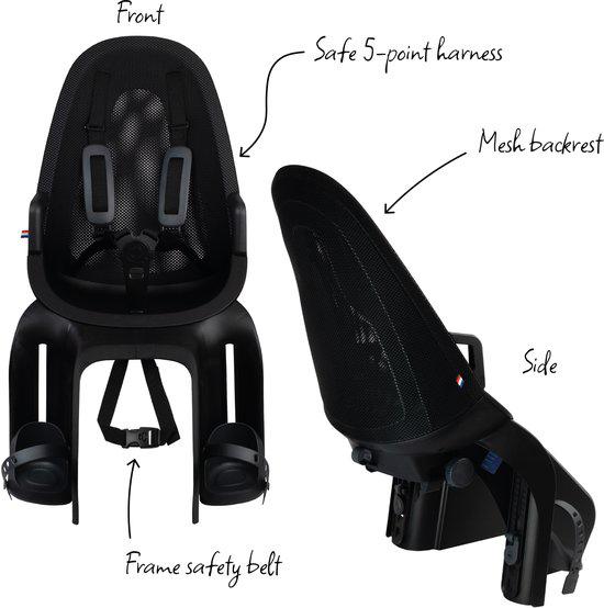 Qibbel Air Fietsstoel zwart - Nooit gebruikt, Fietsen en Brommers, Ophalen, Zo goed als nieuw