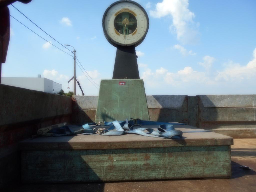 BASCUUL / WEEGSCHAAL max 1500 kg, Bricolage & Construction, Balances, Enlèvement, Utilisé, 200 kg ou plus