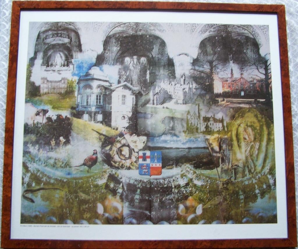 Bornem, parel aan de Schelde, Antiek en Kunst, Kunst | Litho's en Zeefdrukken, Ophalen