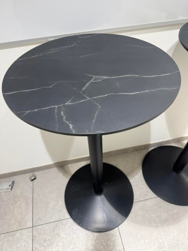 Table de bar haute pour l'hôtellerie - noire - très robuste, Enlèvement ou Envoi, Comme neuf