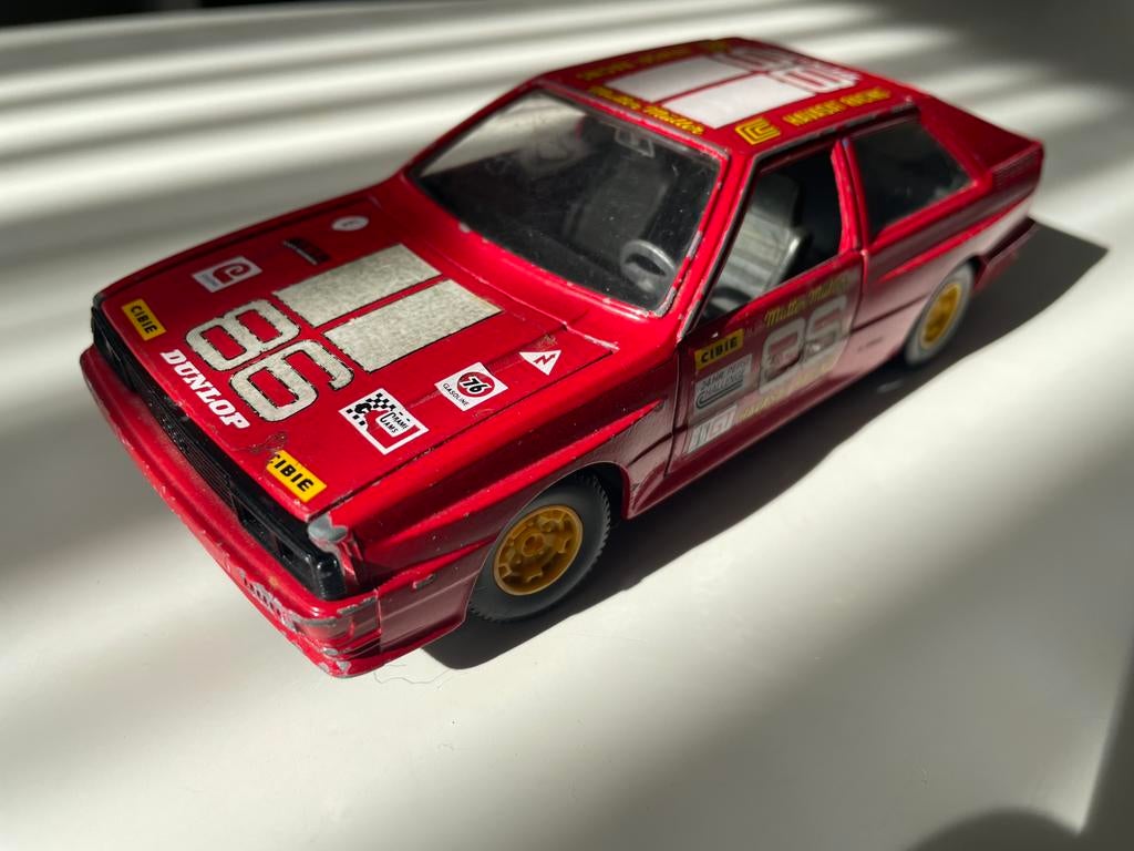 Audi Quattro - Burago - 1:25, Ophalen, Gebruikt, Auto, Burago