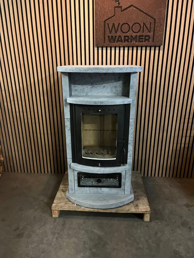 25004 Poêle en stéatite Odense 7kw, Enlèvement, Utilisé, Bois, Autoportant