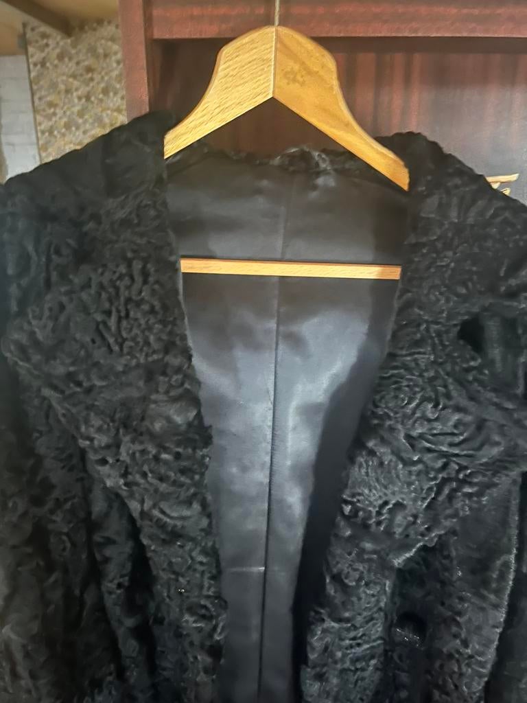 Vintage jas uit astana bont, Kleding | Dames, Zwart, Maat 42/44 (L), Zo goed als nieuw, Jasje