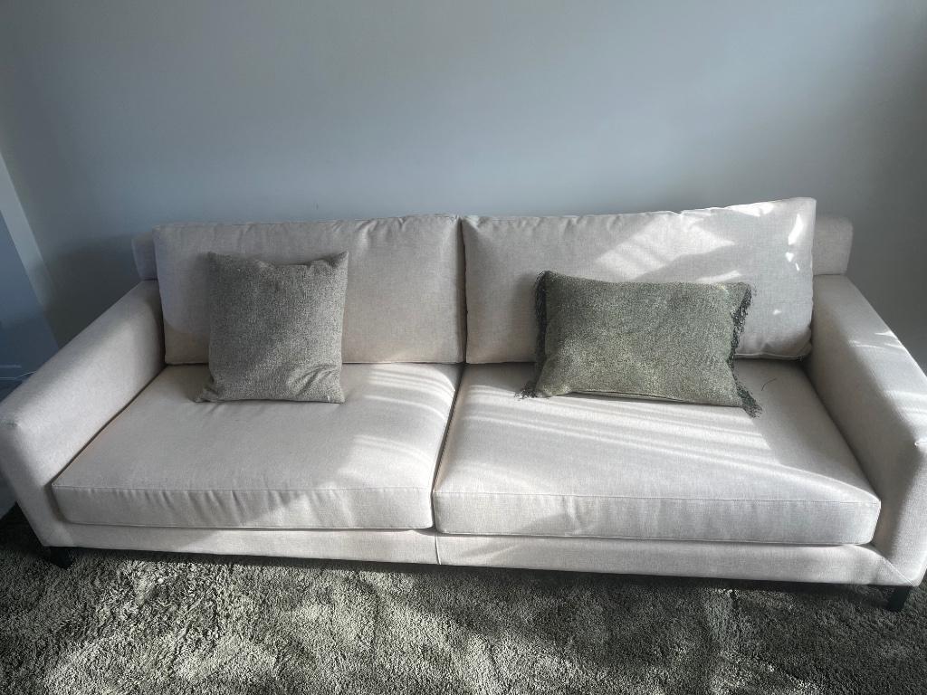 Canapé design Manuel Larraga, Maison & Meubles, 100 à 125 cm, Tissus, Comme neuf, Enlèvement