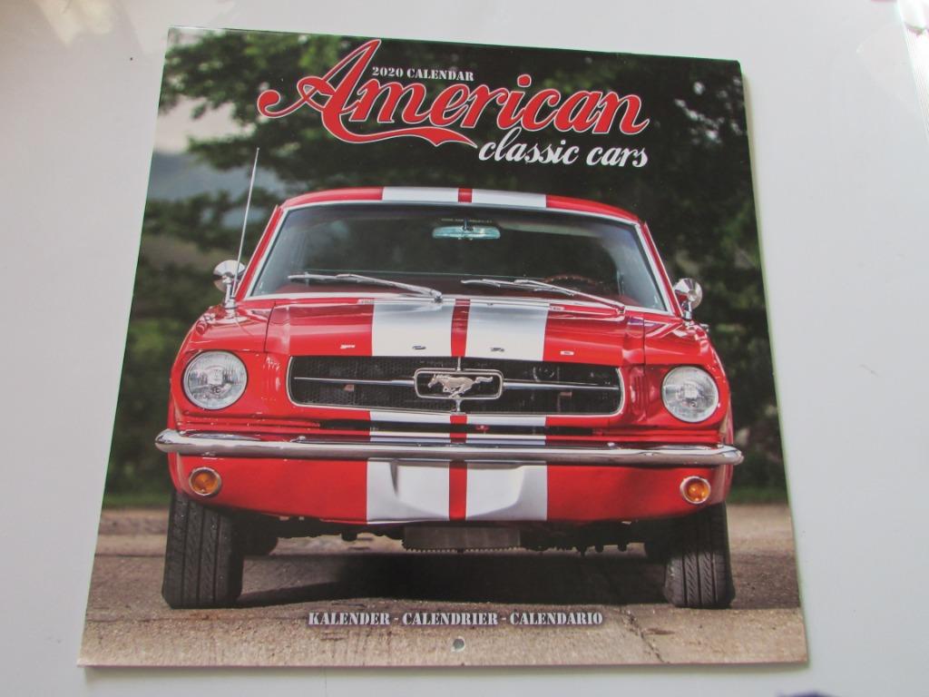 AMERICAN CLASSIC CARS, KALENDER 2020, Diversen, Kalenders, Ophalen of Verzenden, Maandkalender, Nieuw