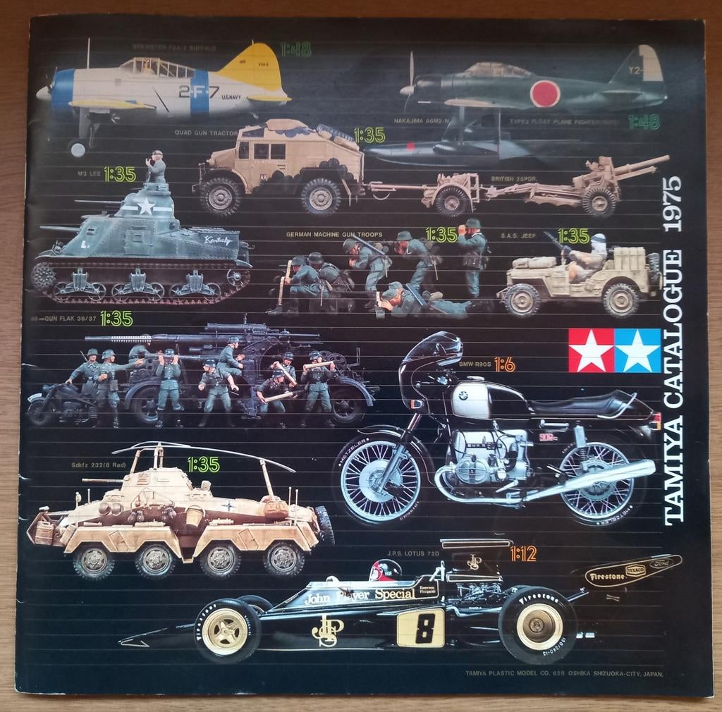 Catalogue 2 de la marque TAMIYA d'époque 1975, Enlèvement ou Envoi, Tamiya