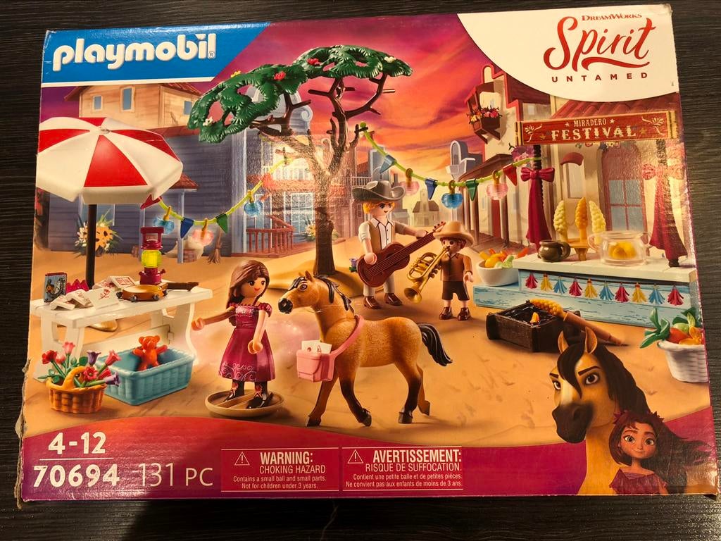 Playmobil Spirit miradero festival 70694, Kinderen en Baby's, Speelgoed | Playmobil, Ophalen of Verzenden