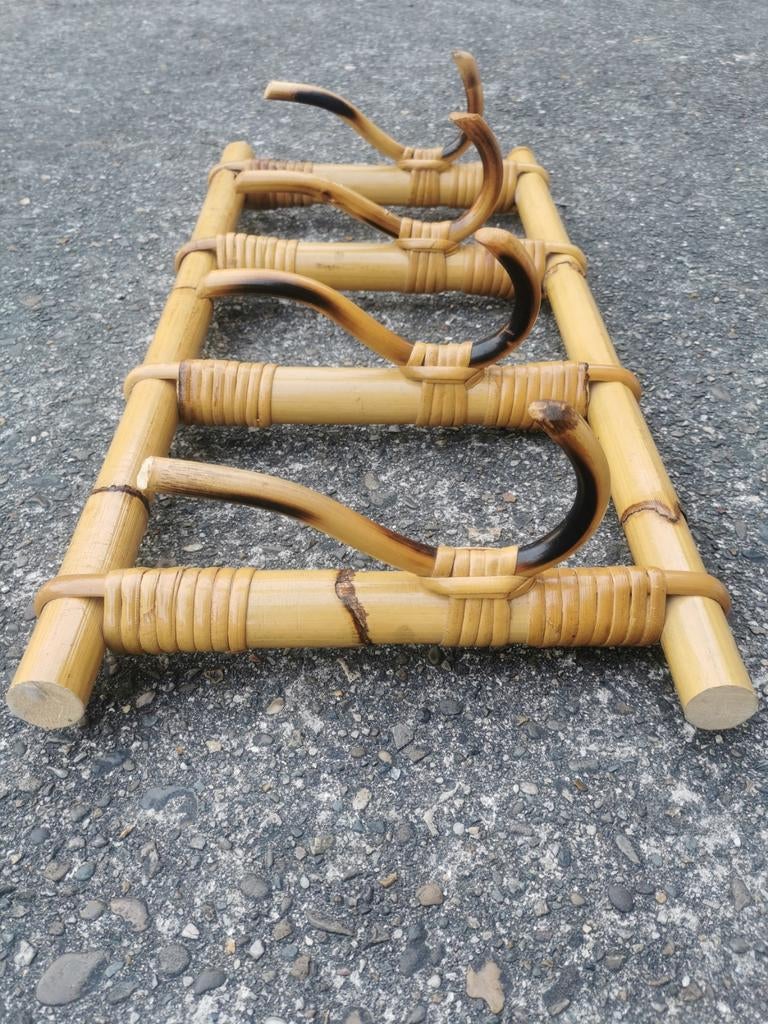 Vintage rotan kapstok boho stijl, Huis en Inrichting, Woonaccessoires | Kapstokken, Ophalen of Verzenden, Zo goed als nieuw