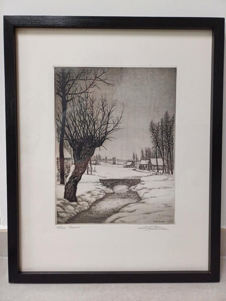 Ets Emiel De Cooman - Trouw - 24/200, Antiek en Kunst, Ophalen of Verzenden