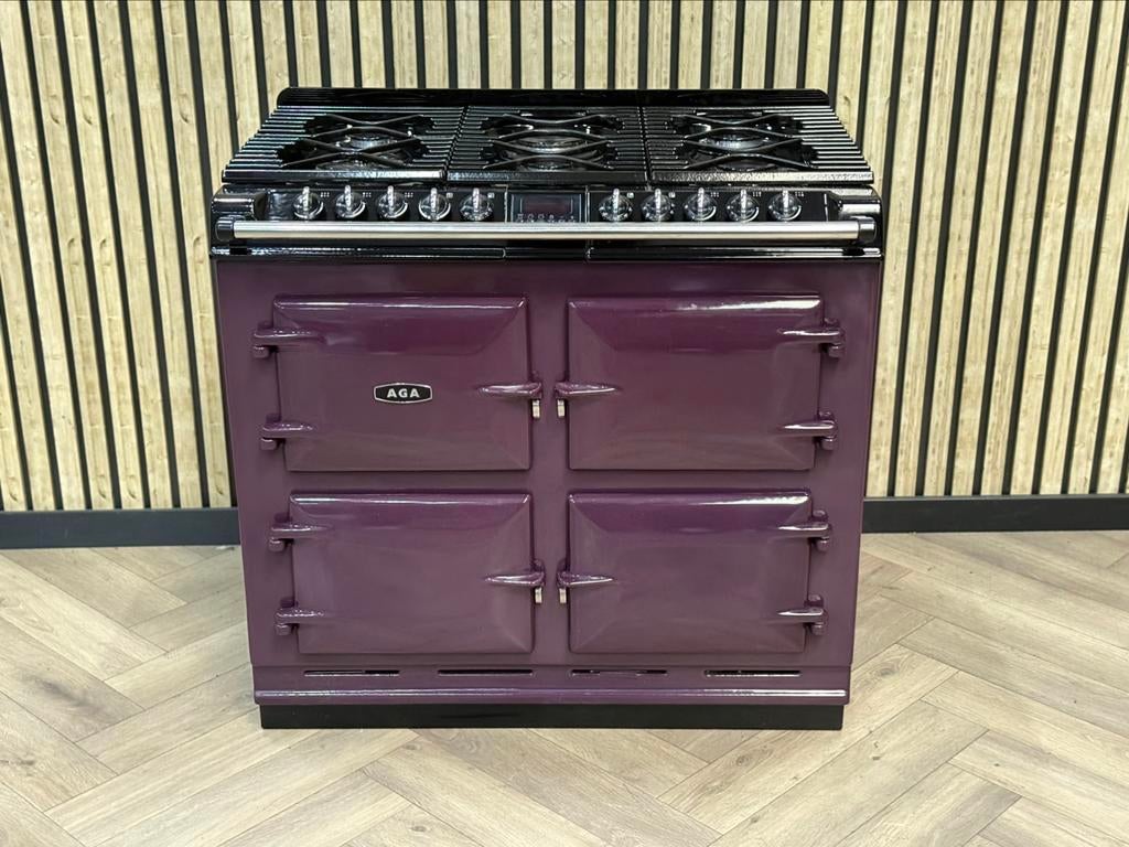 Prachtig Fornuis AGA Six Four Aubergine 4 Ovens!